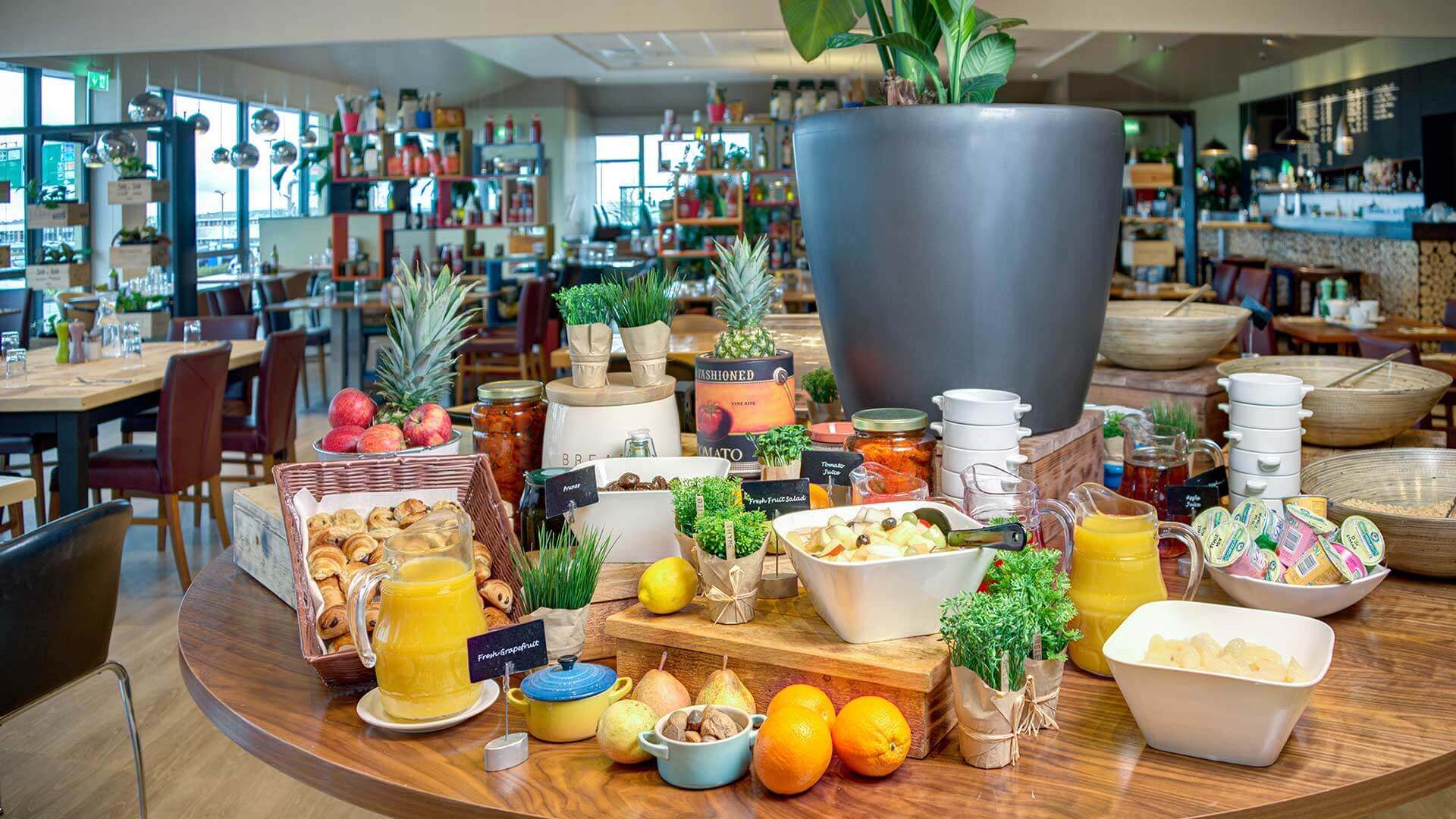 Breakfast buffet spread at Cork Airport Hotel