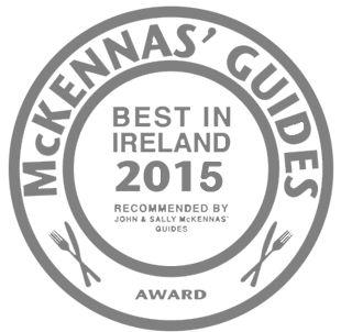 McKennas' Guides Plaque - Best in Ireland 2015